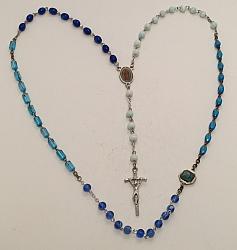 Marian Apparition Blue Rosary