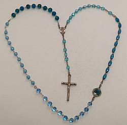 Marian Apparition Blue Rosary