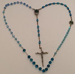 Marian Apparition Blue Rosary