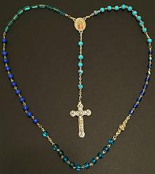 Marian Apparition Blue Rosary