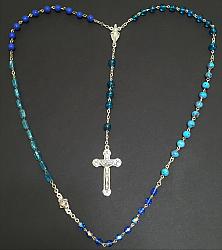 Marian Apparition Blue Rosary