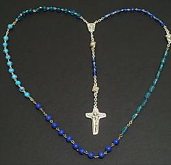 Marian Apparition Blue Rosary