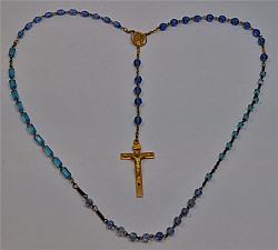 Marian Apparition Blue Rosary