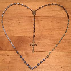 Marian Apparition Blue Rosary