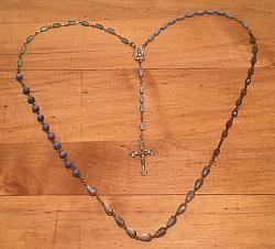 Marian Apparition Blue Rosaries