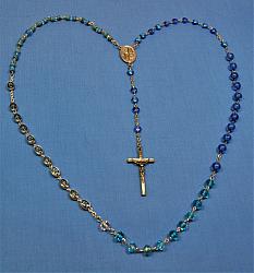 Marian Apparition Blue Rosaries