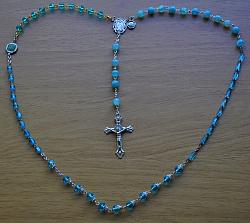 Marian Apparition Blue Rosaries