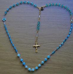 Marian Apparition Blue Rosaries