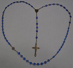 Marian Apparition Blue Rosaries