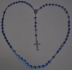 Marian Apparition Blue Rosaries