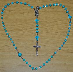 Marian Apparition Blue Rosaries