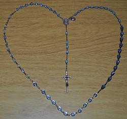 Marian Apparition Blue Rosaries