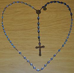 Marian Apparition Blue Rosaries