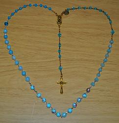 Marian Apparition Blue Rosaries