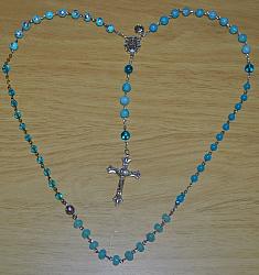 Marian Apparition Blue Rosaries