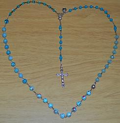 Marian Apparition Blue Rosaries