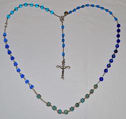 Marian Apparition Blue Rosaries