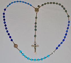 Marian Apparition Blue Rosaries