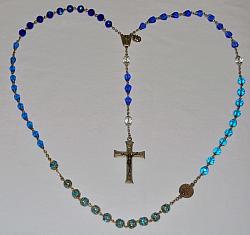 Marian Apparition Blue Rosaries