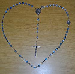 Marian Apparition Blue Rosaries