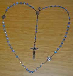 Marian Apparition Blue Rosaries