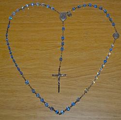 Marian Apparition Blue Rosaries