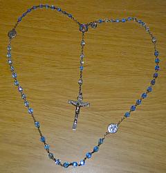 Marian Apparition Blue Rosaries