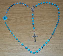 Marian Apparition Blue Rosaries