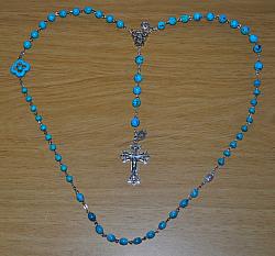 Marian Apparition Blue Rosaries