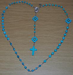 Marian Apparition Blue Rosaries