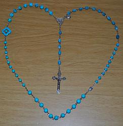 Marian Apparition Blue Rosaries