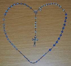 Marian Apparition Blue Rosaries