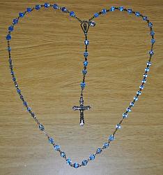 Marian Apparition Blue Rosaries