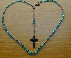 Marian Apparition Blue Rosaries