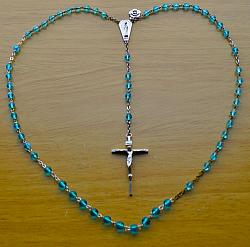 Marian Apparition Blue Rosaries