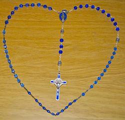 Marian Apparition Blue Rosaries