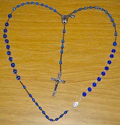 Marian Apparition Blue Rosaries