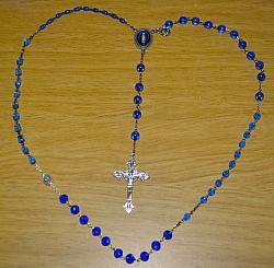 Marian Apparition Blue Rosaries