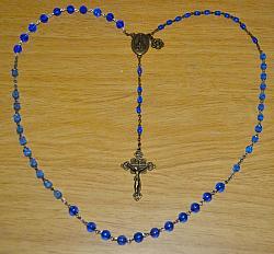 Marian Apparition Blue Rosaries