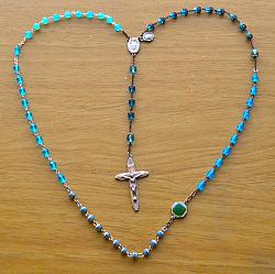 Marian Apparition Blue Rosaries