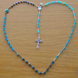 Marian Apparition Blue Rosaries