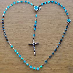 Marian Apparition Blue Rosaries