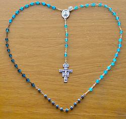 Marian Apparition Blue Rosaries