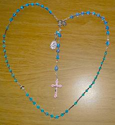 Marian Apparition Blue Rosaries