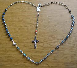 Marian Apparition Blue Rosaries