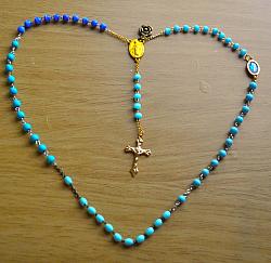 Marian Apparition Blue Rosaries