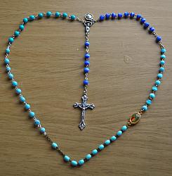 Marian Apparition Blue Rosaries