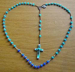 Marian Apparition Blue Rosaries