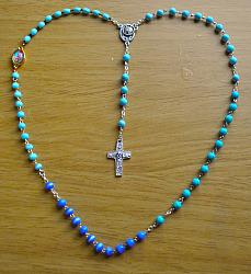 Marian Apparition Blue Rosaries