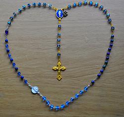 Marian Apparition Blue Rosaries